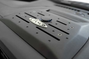 Ford Super Duty F350 Dash Mount - Addictive Desert Designs - Digital Device, Two-Stage Powder Coat Finish - Hammer Black - `23-`27 Ford Super Duty F350 Dash Mount - Addictive Desert Designs - Digital Device, Two-Stage Powder Coat Finish - Hammer Black - `23-`27